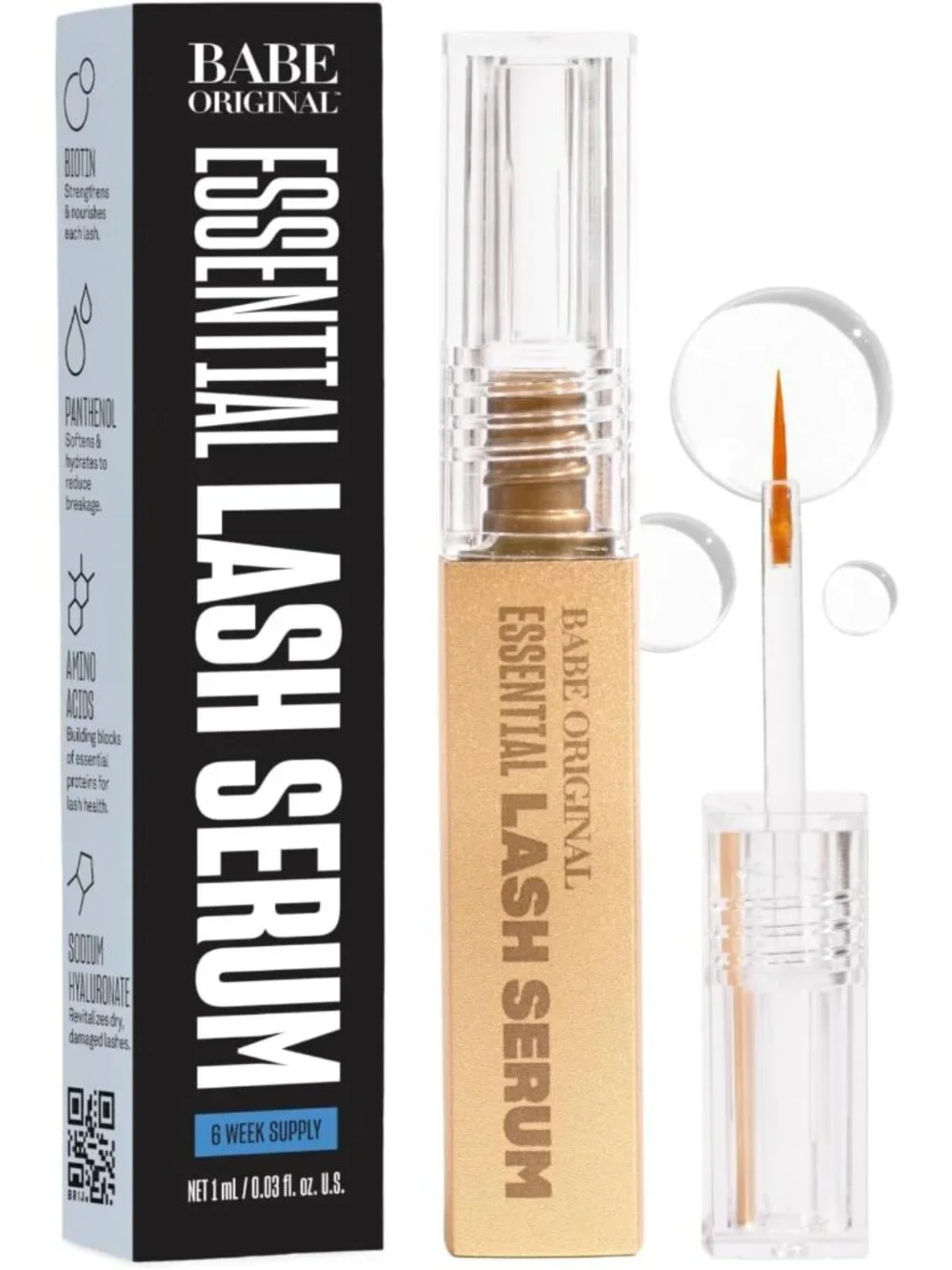 Vegan Lash Serum for Fuller, Longer Eyelashes & Brows - Advanced Enhancing